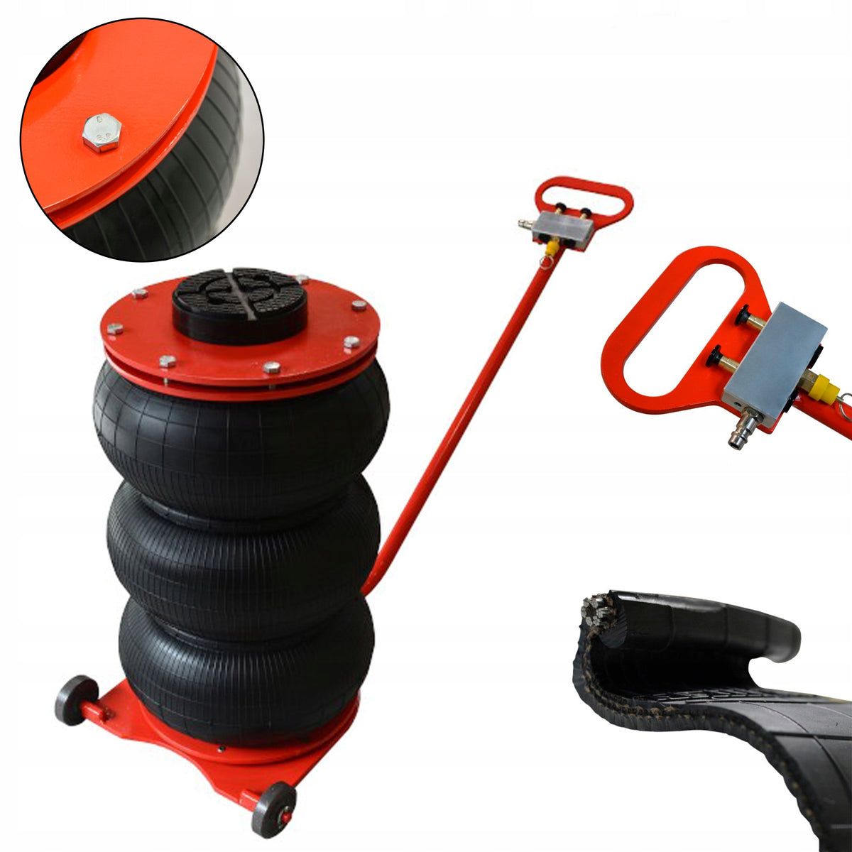 PNEUMATIC SNOWMAN LIFT CUSHION 4.2T CAR JACK 4200KG