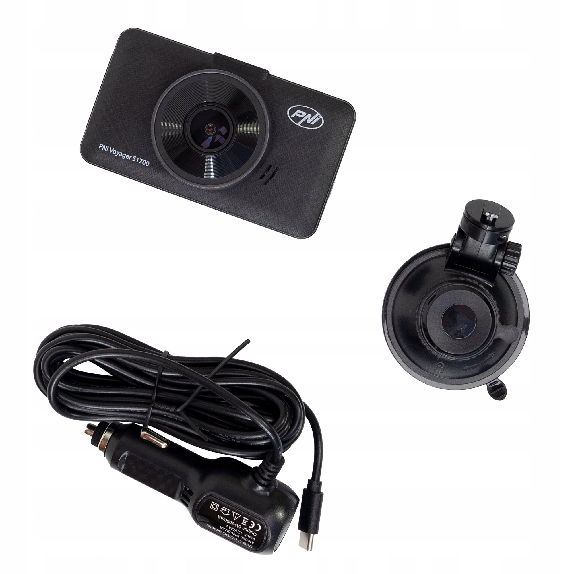 PNI Voyager S1700 4K UHD dash cam, 3 inch screen, cycle recording Brand PNI
