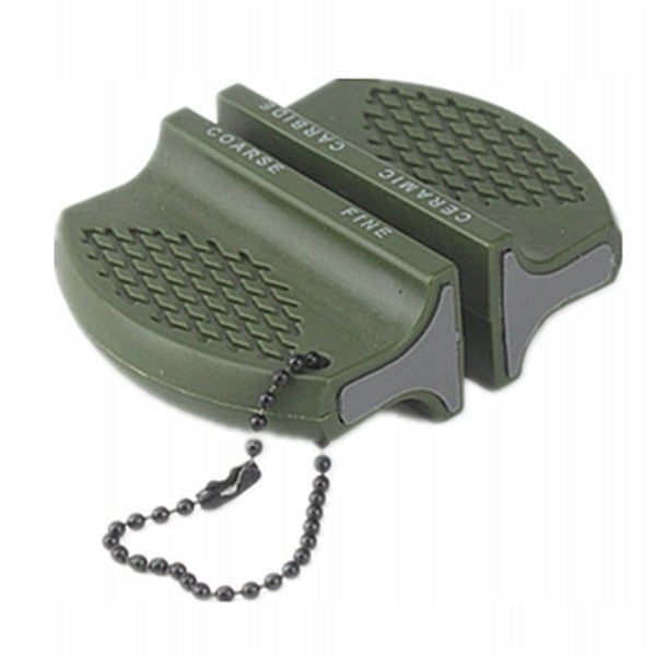 POCKET SHARPENER WHETSTONE FOR TACTICAL KNIVES MILITARY BUSHCRAFT CUBE
