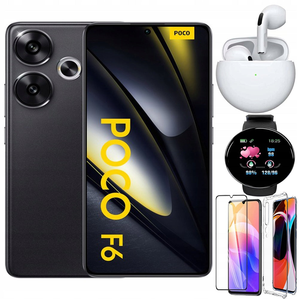 POCO F6 8 GB / 256 GB 5G black smartphone