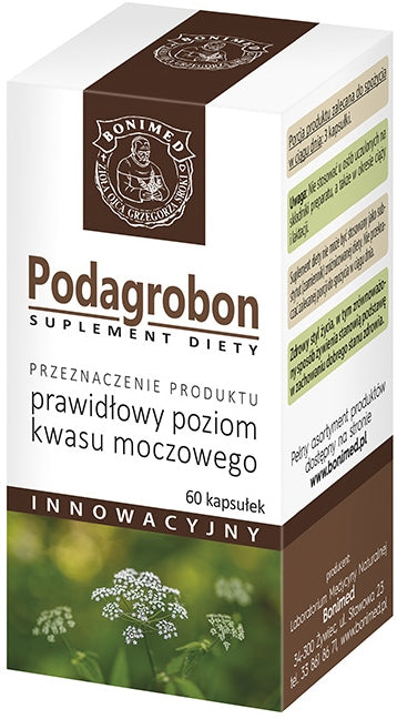 PODAGROBON urinary acid level Bonimed 60 capsules