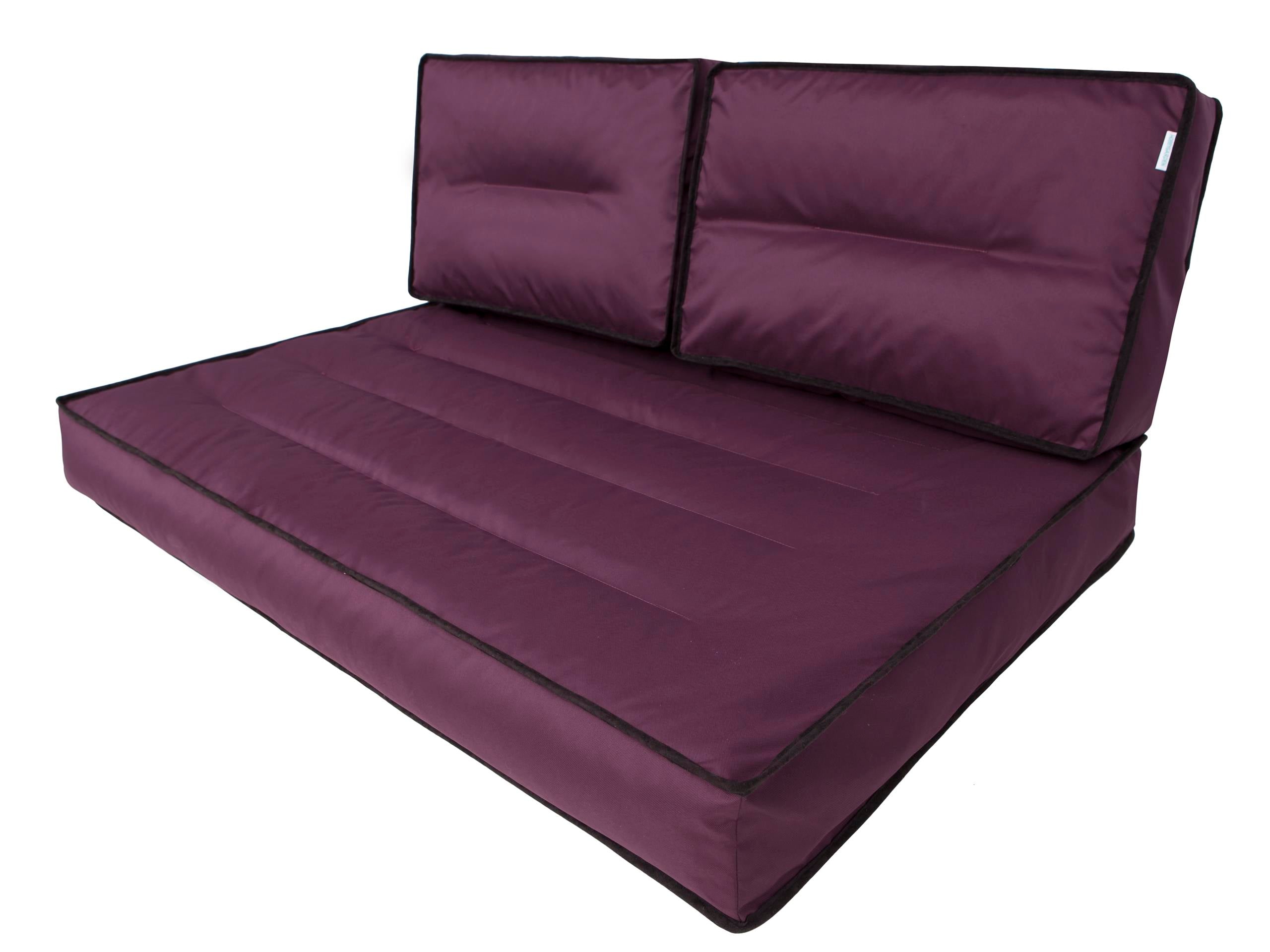 Pagalvių komplektas paletei Hobbygarden Tomek 1+2, violetinis