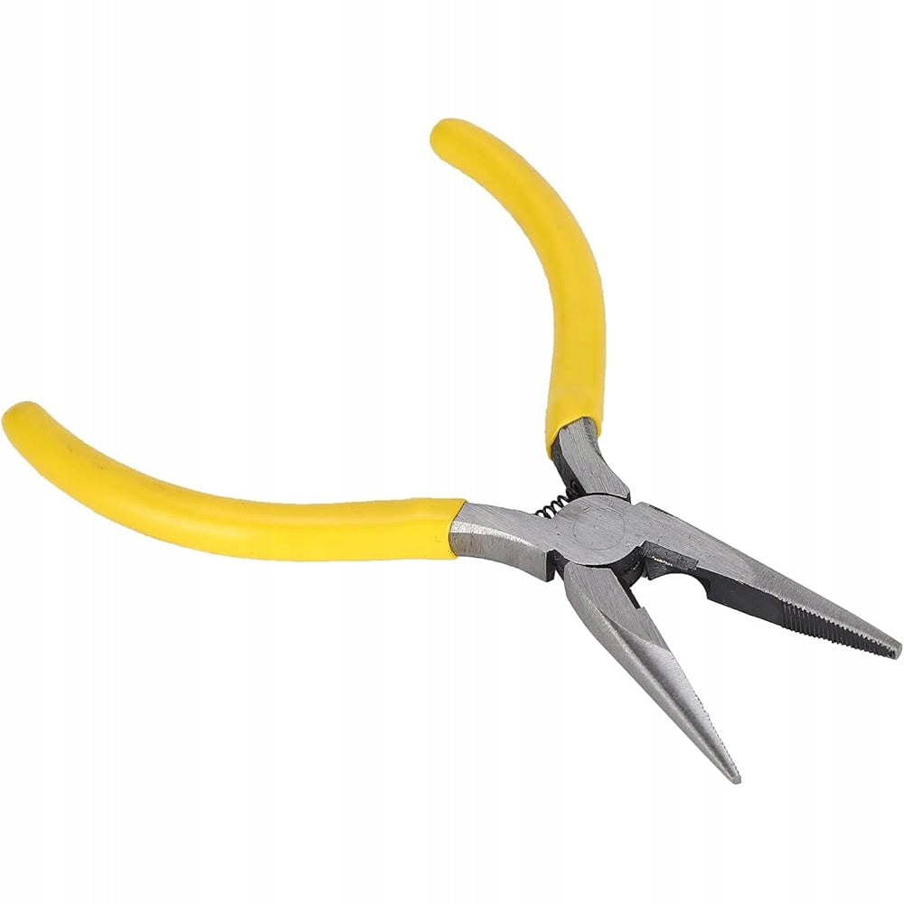 POINTED NEEDLE JEWELRY PLIERS UNIVERSAL PRECISION 130mm x 80mm Manufacturer code Szczypce uniwersalne 130mm x 80mm