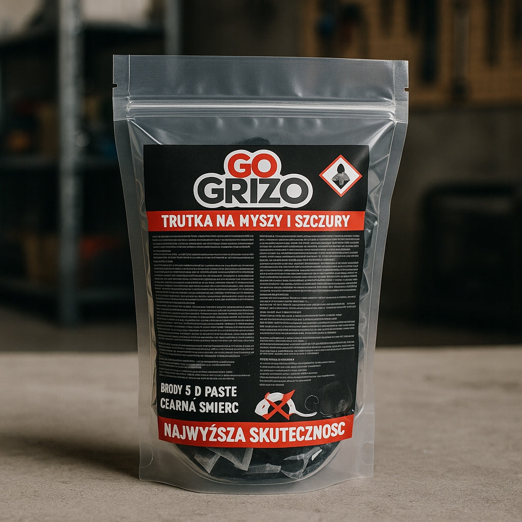 POISON FOR RAT MICE RODENTS STRONGEST BLACK PASTE KILLER Brand GoGRIZO