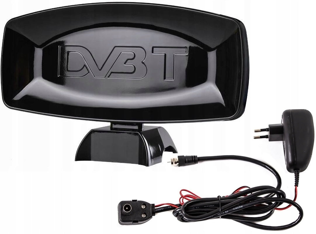 POLAND MOST POWERFUL ROOM ANTENNA DVB-T HD 69db POWER SUPPLY Packaging status original
