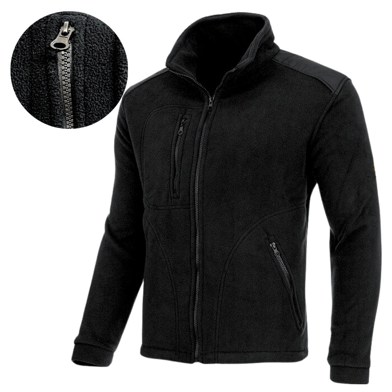 POLAR Men's Work Sweatshirt Men's Black Fleece Warm Comfortable Reinforced L