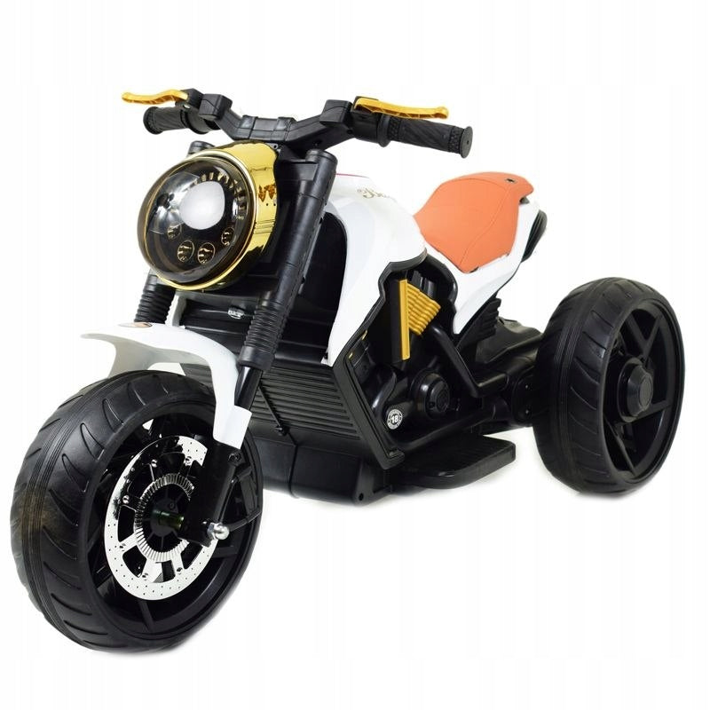 POLICE MOTOR WITH ROOSTER, PUMPED WHEELS, SOUNDS, TWO MOTORS/B608 Brand Import Super-toys
