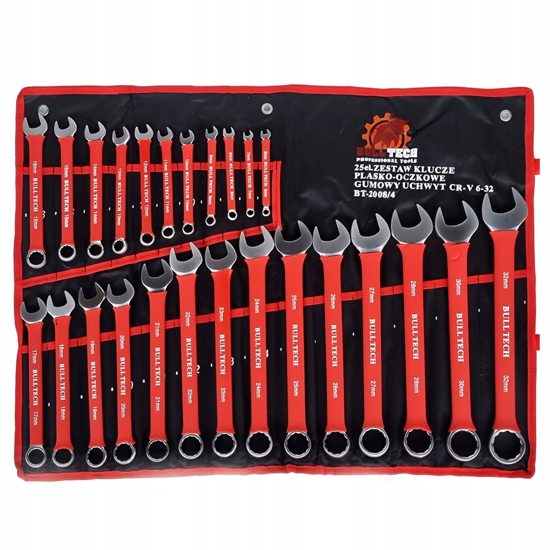 POLISHED FLAT-EYE WRENCHES WITH RUBBER GRIP 6-32MM 25EL. EAN (GTIN) 5907269798035