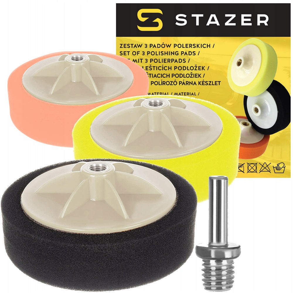 POLISHING PADS SPONGES FOR SURFACE SCREWDRIVER DRILL SET M14 150mm