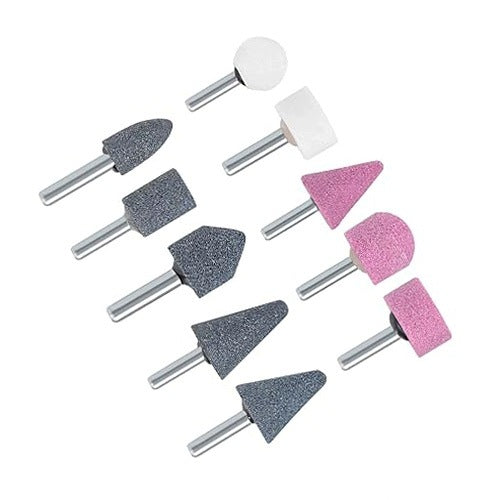 POLISHING TIPS 6 MM FOR ROTARY TOOLS SET OF 10 STEEL