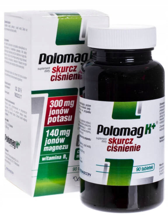 POLOMAG K+ Shrink Magnesium Potassium Vitamin B6 90 pcs. Manufacturer code 5903111