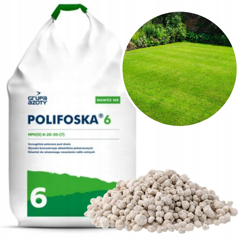 POLYFOSKA 6 UNIVERSAL FERTILIZER FOR GRASS SPRING SUMMER POTASSIUM 5KG