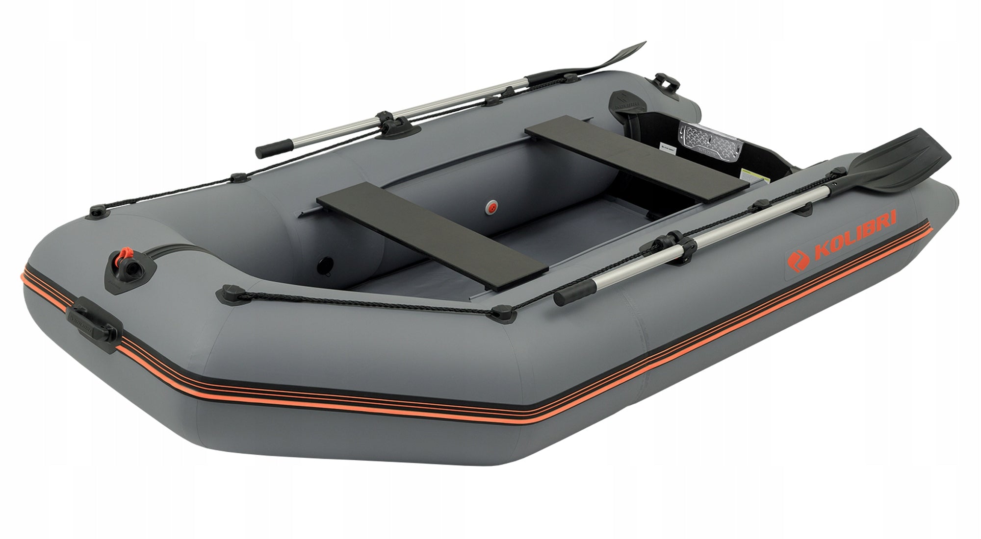PONTOON KOLIBRI KM-280AD DARK GREY WITH AIR-DECK PUMPED FLOOR