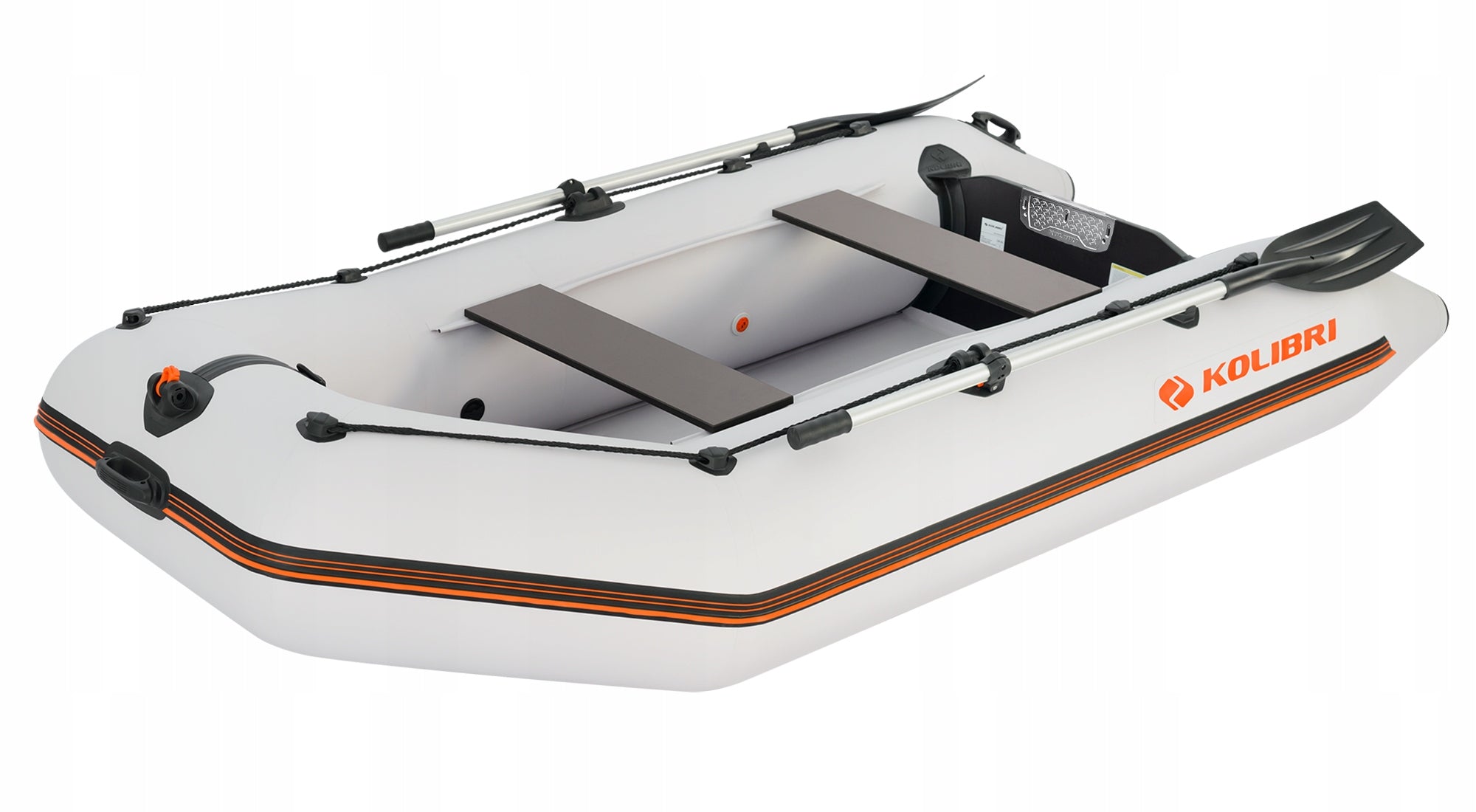 PONTOON KOLIBRI KM-300PP LIGHT GREY WITH FULL FOLDING WOODEN FLOOR