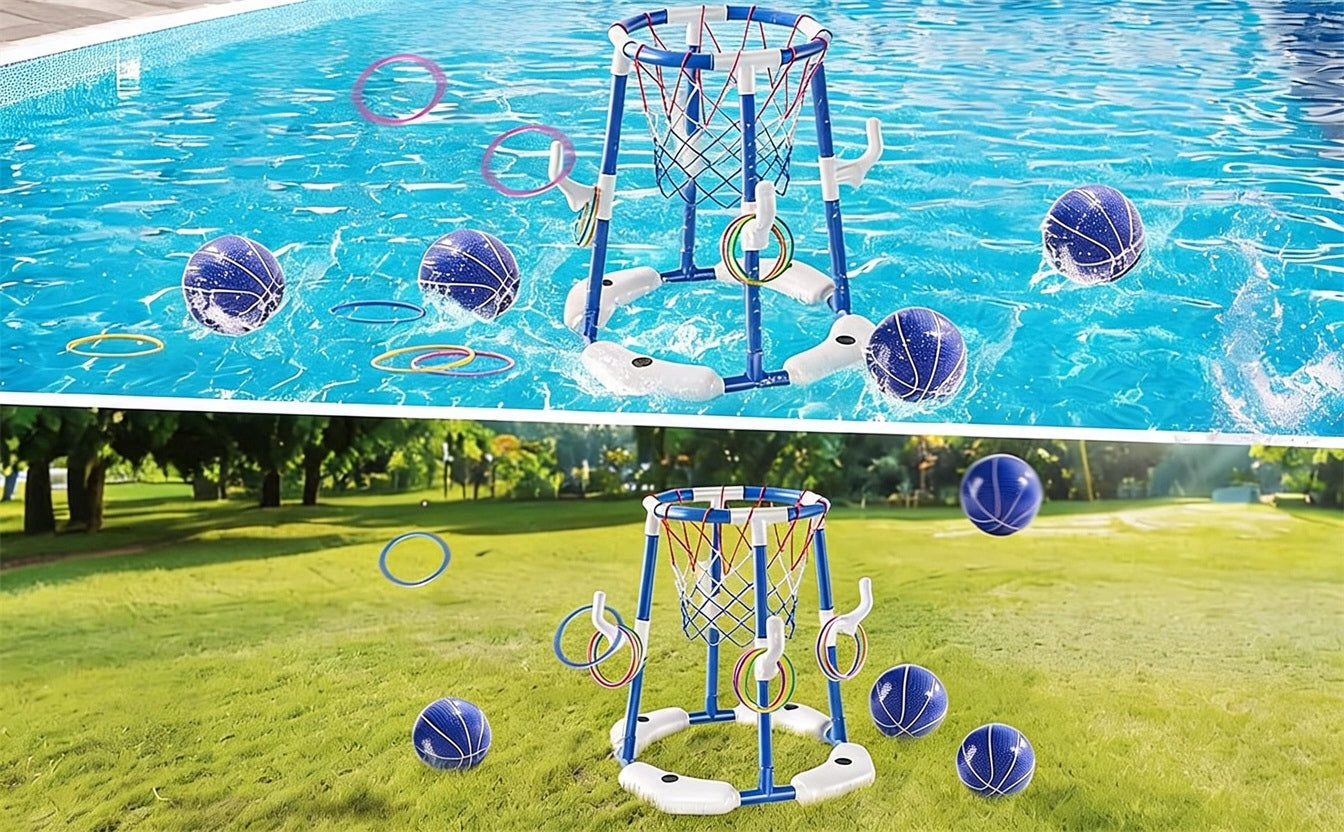 POOL BASKETBALL BASKET 3IN1 WATER GAME FOR KIDS ADULTS Brand no brand