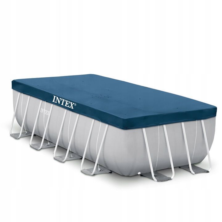 POOL COVER 400x200 FRAME RECTANGULAR INTEX TARPAULIN COVER MAT Height 400 cm