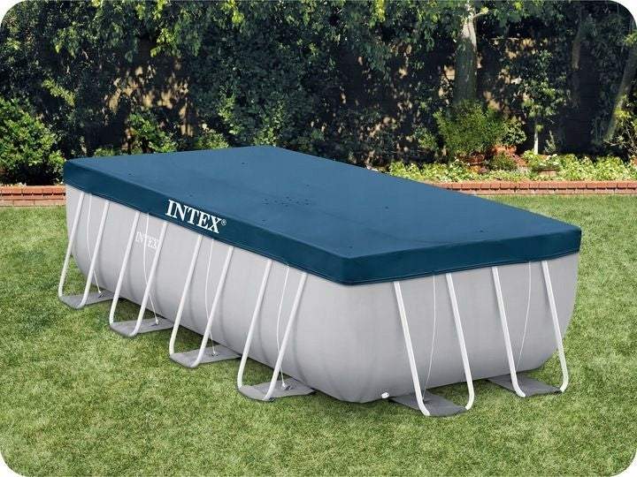 POOL COVER 400x200 FRAME RECTANGULAR INTEX TARPAULIN COVER MAT Manufacturer code POKRYWA BASENOWA 400x200 BASEN STELAŻOWY