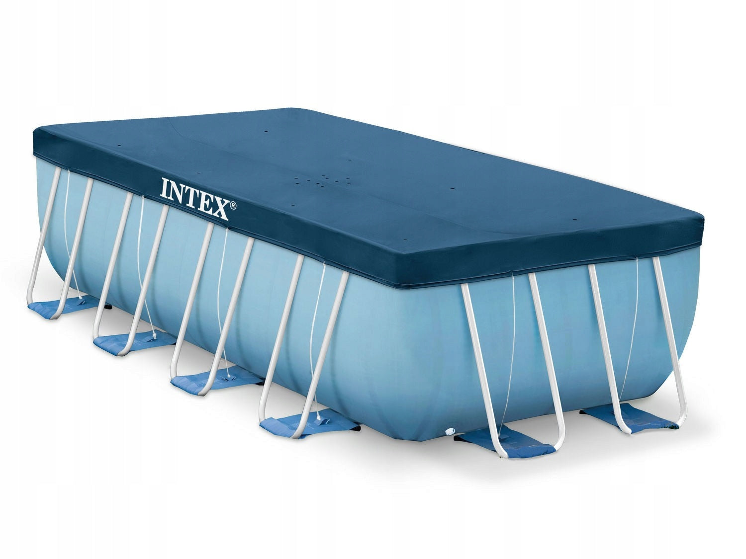 POOL COVER 400x200 FRAME RECTANGULAR INTEX TARPAULIN COVER MAT Series POKRYWA 400X200 INTEX NA BASEN STELAŻOWY