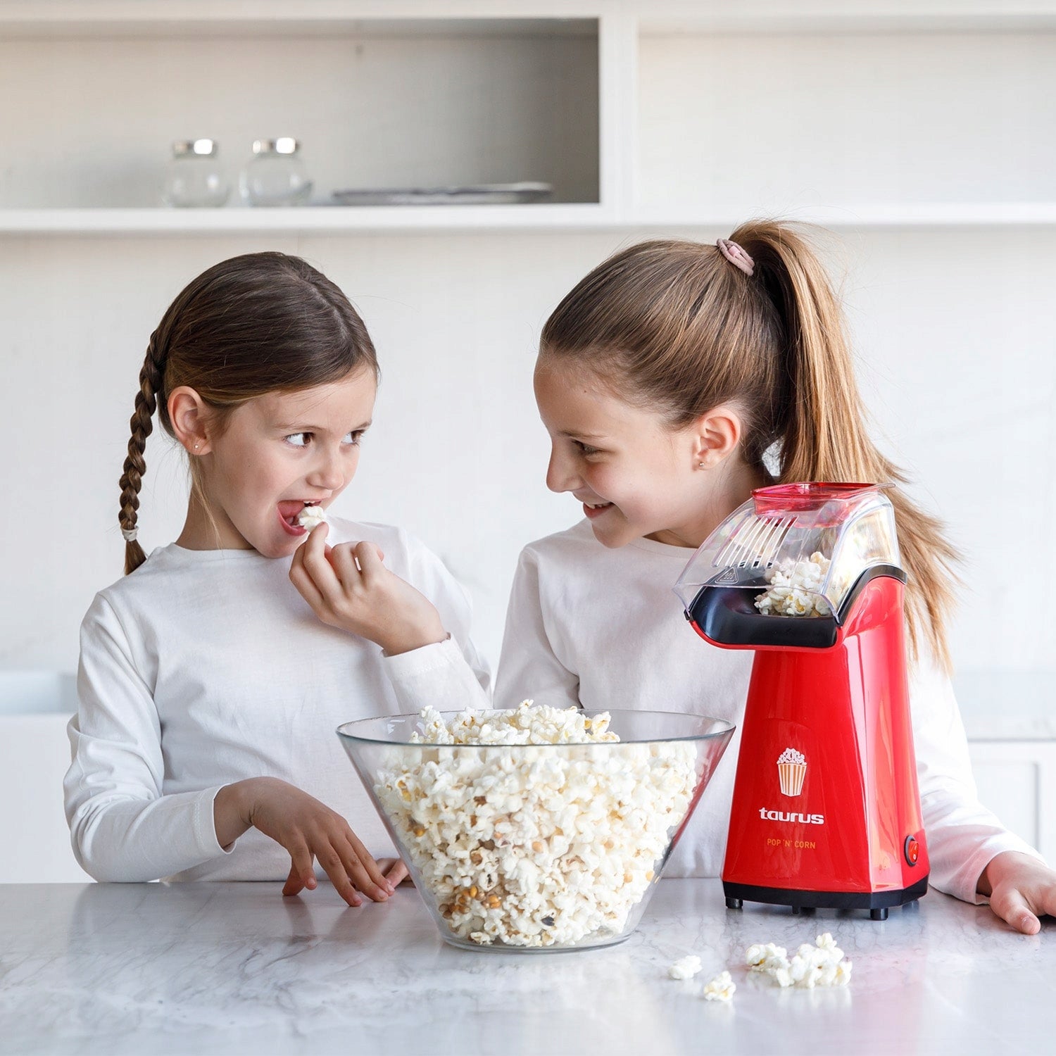 POPCORN MAKER MACHINE POPCORN MAKER Taurus 1100W Dominant color red