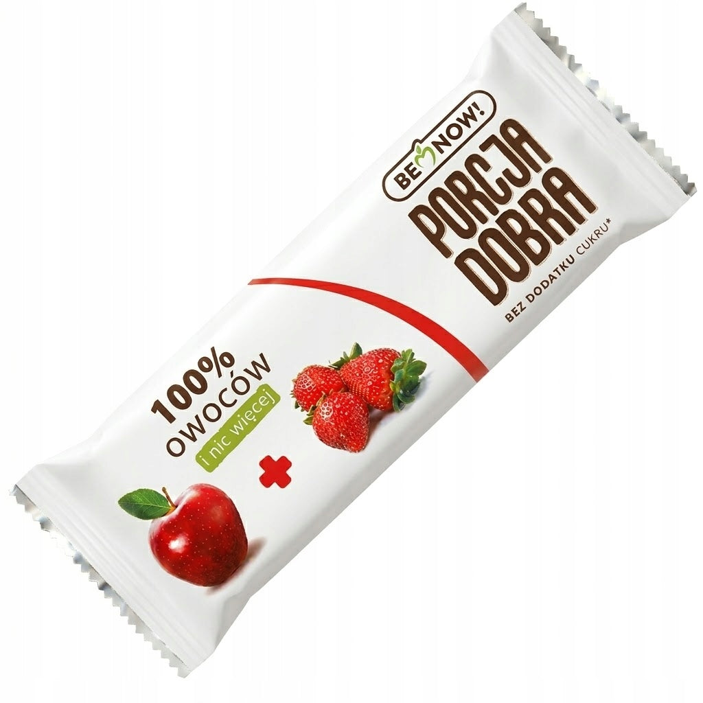 PORCJA DOBRA APPLE-STRAWBERRY BAR SNACK WITHOUT SUGAR (ADDITIONAL)