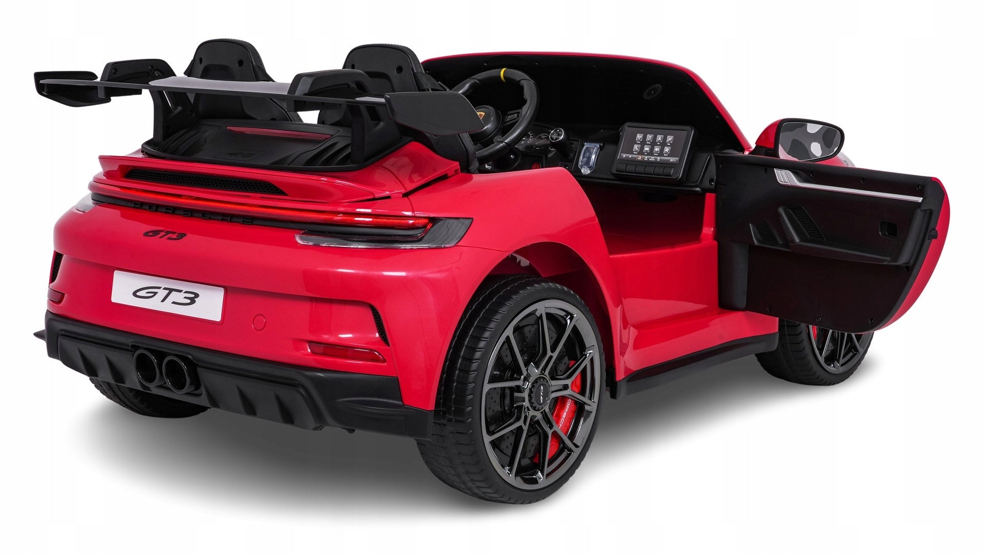 PORSCHE 911 GT3 2x280W Velour Seats Battery Car Product weight with unit packaging 18.7 kg