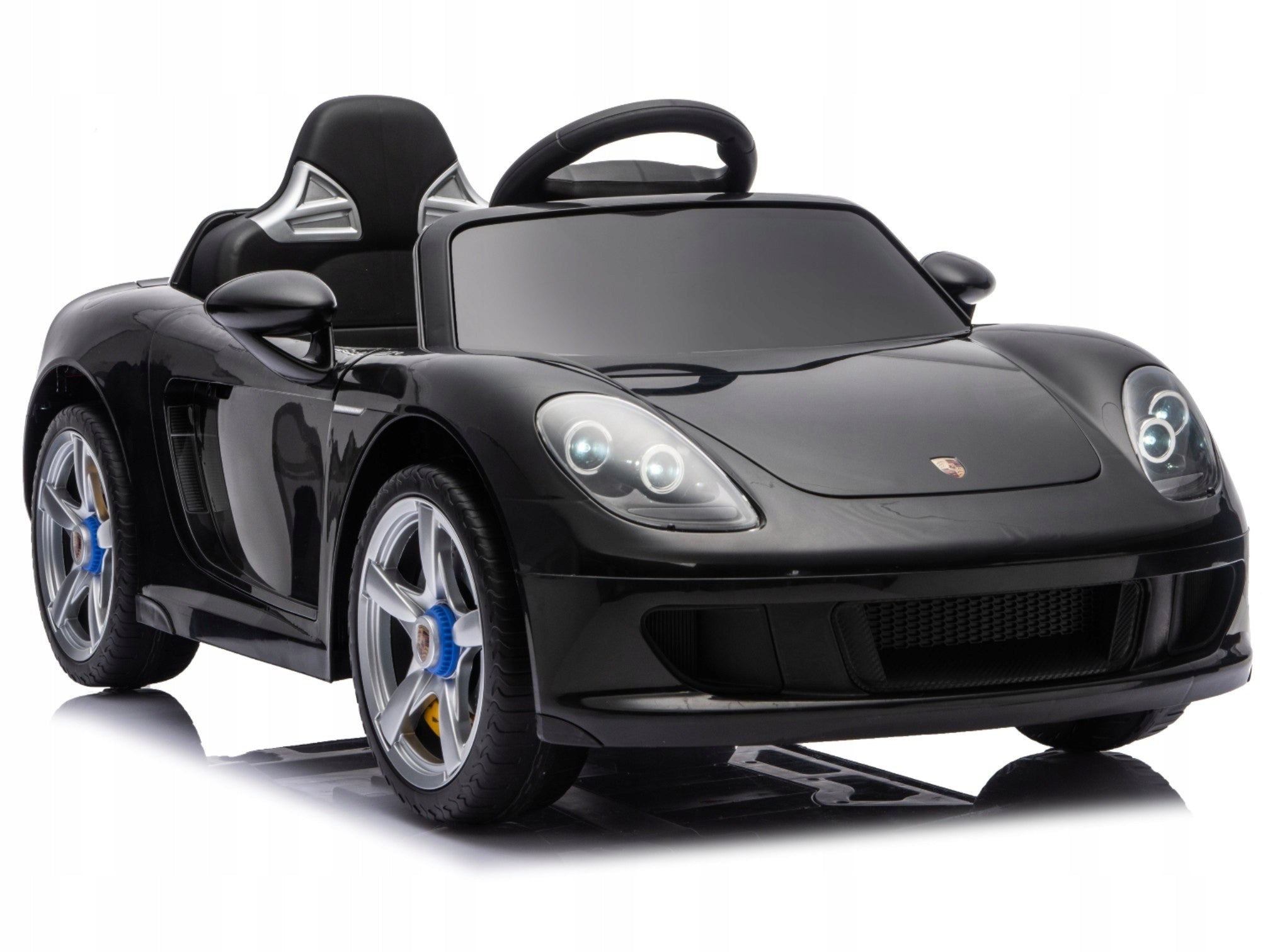 PORSCHE CARRERA GT EVA WHEEL LEATHER 12V 7ah battery car for kids Packaging status original