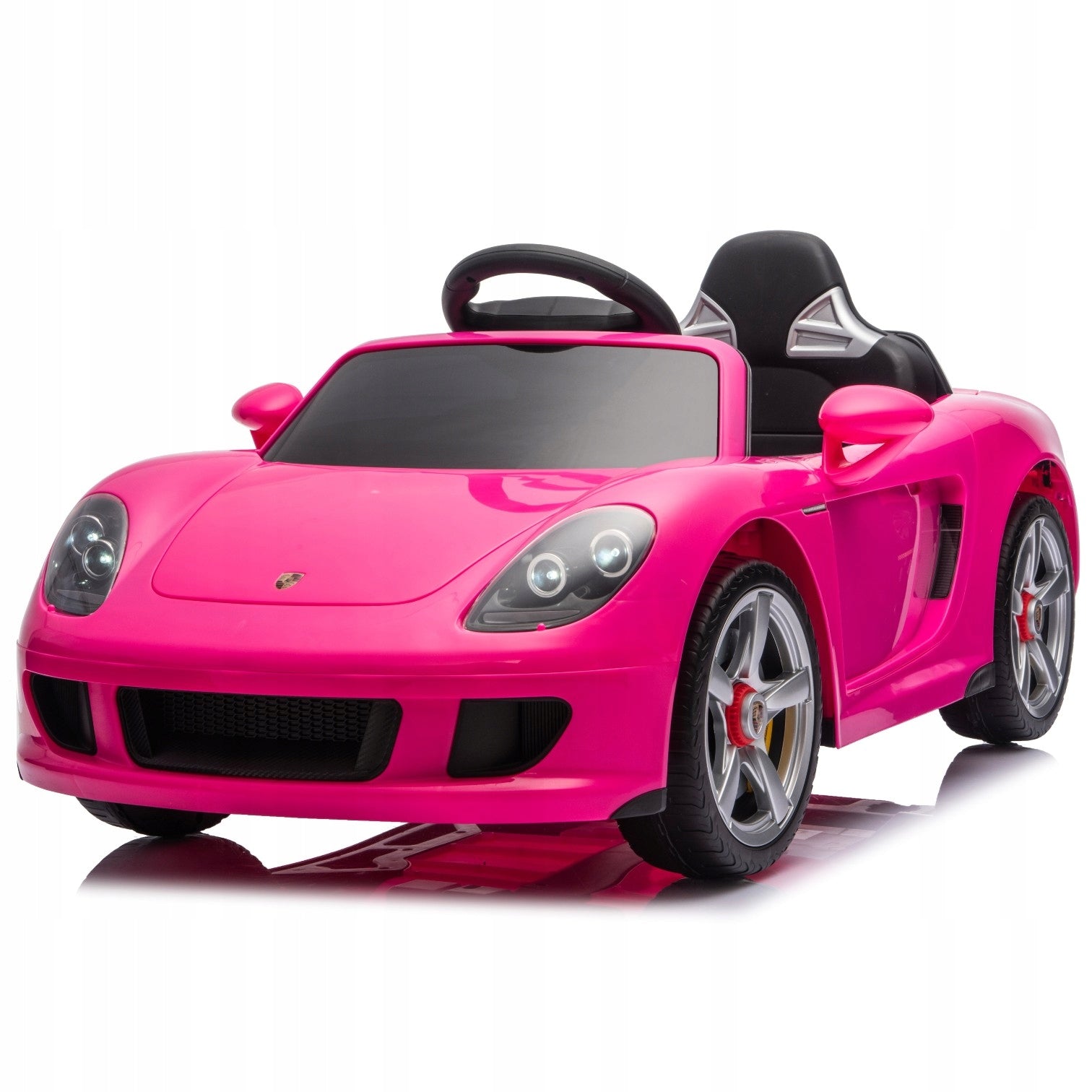 PORSCHE CARRERA GT EVA WHEELS 12V 7ah battery car for kids Packaging status original