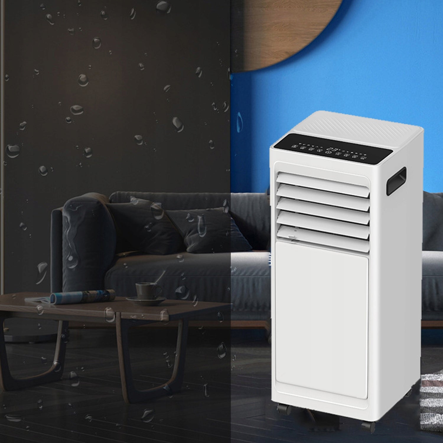 PORTABLE AIR CONDITIONER 9000 BTU 4 IN 1 COOLING HEATING AIR CONDITIONING Brand no brand