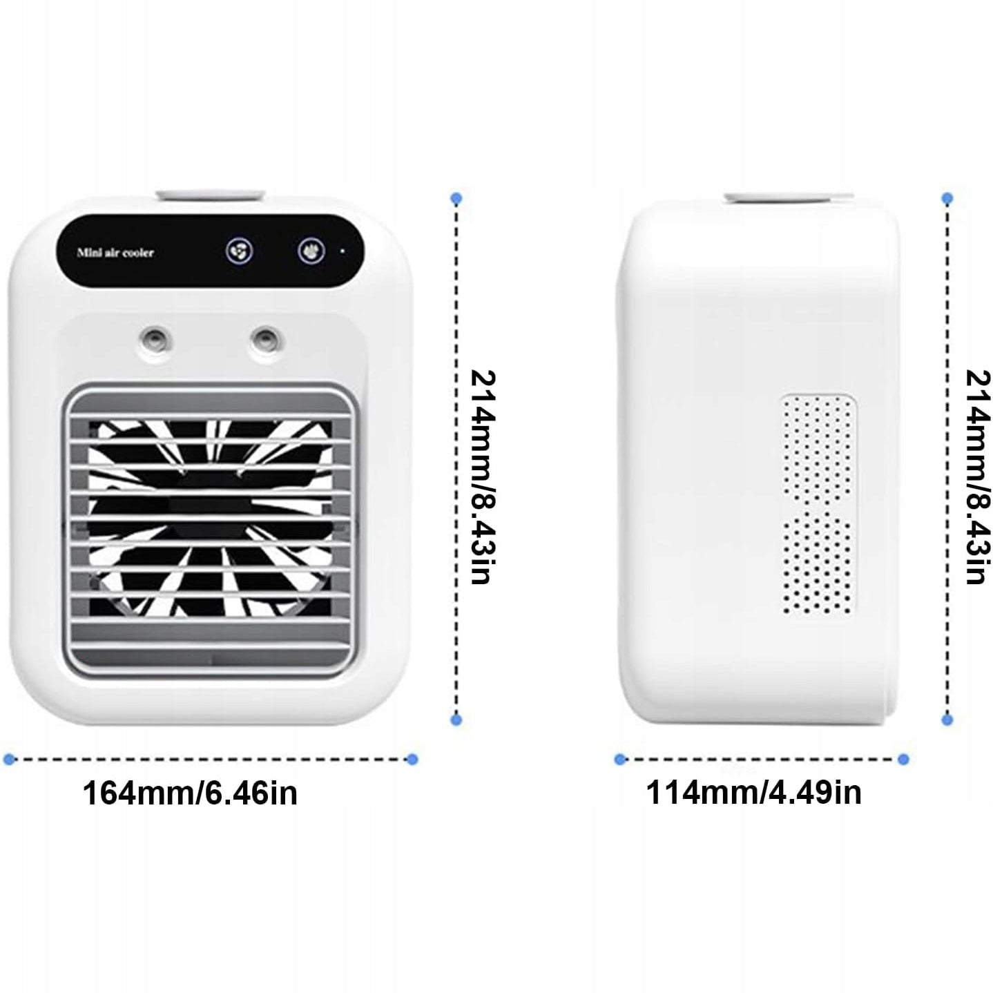 PORTABLE AIR CONDITIONER, AIR COOLER, MINI PORTABLE AIR CONDITIONER Packaging status original