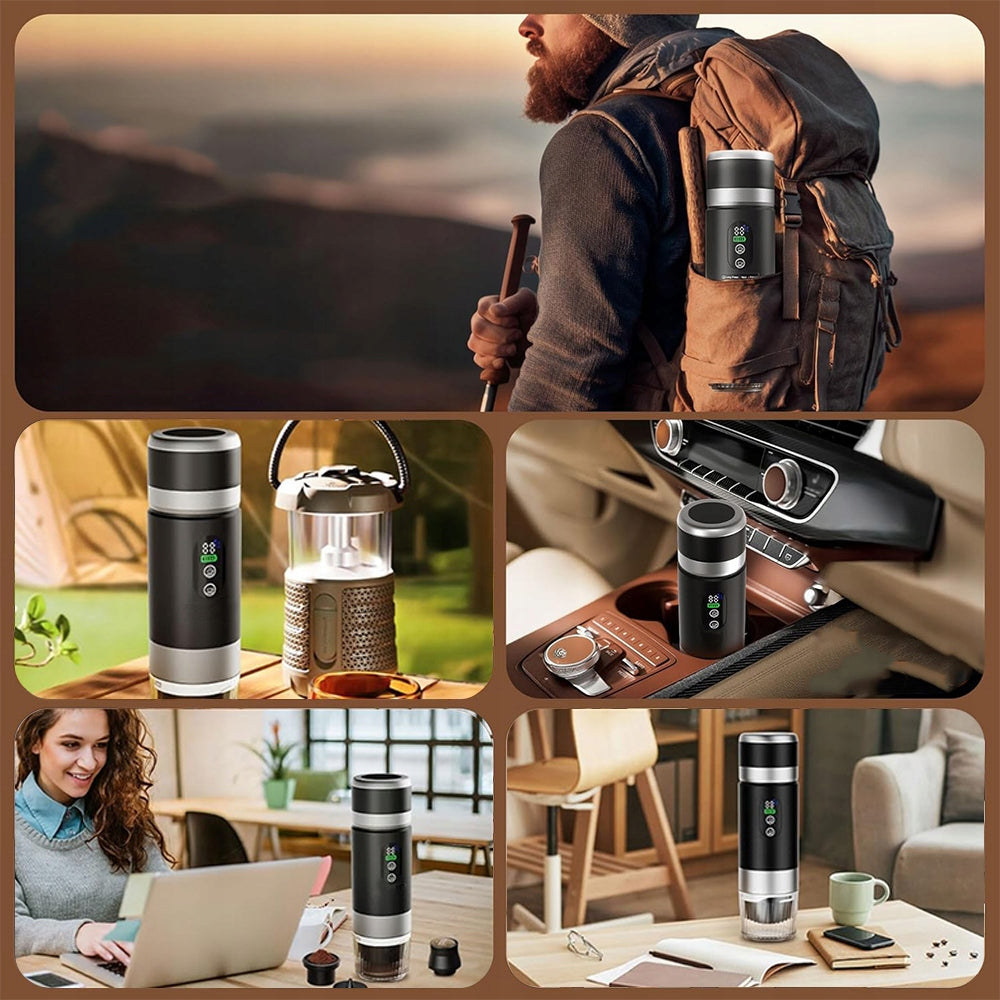 PORTABLE BATTERY OPERATED COFFEE MAKER LIVELY BATTERY 7500MAH Brand no brand
