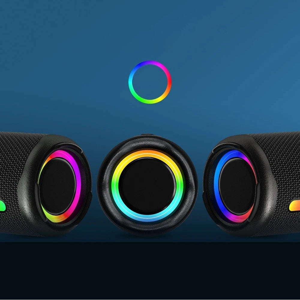 PORTABLE BLUETOOTH 5.3 SPEAKER WITH RGB BACKLIGHT AND 360° SOUND Model other