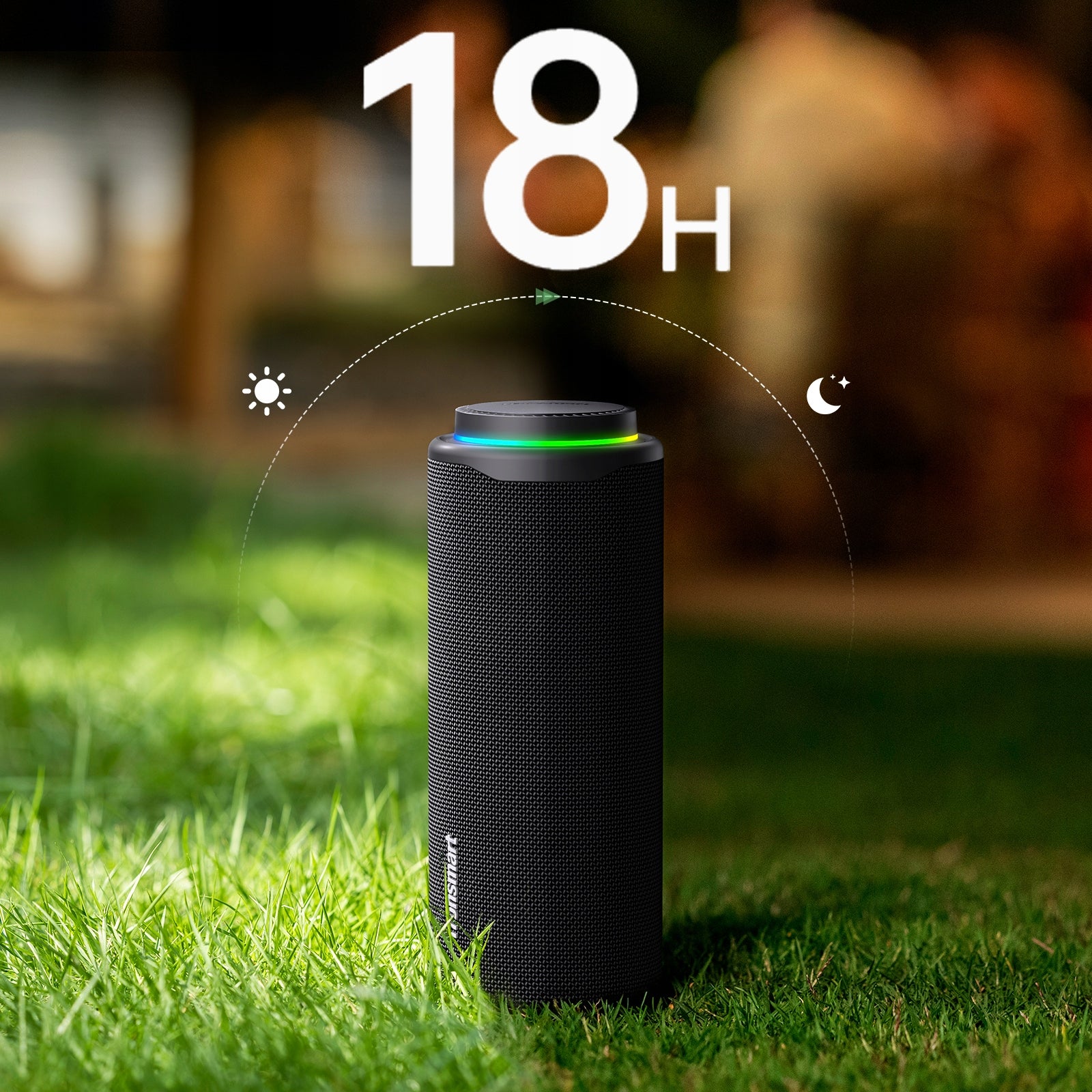 PORTABLE BLUETOOTH SPEAKER 5.3 WIRELESS 40W TRONSMART T8 Black LED Packaging status original