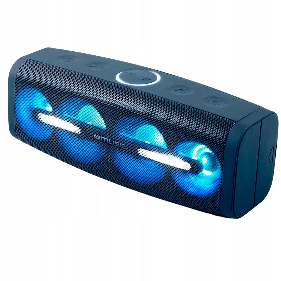 PORTABLE BLUETOOTH SPEAKER 50W LED BUILT-IN MICROPHONE MUSE M-830 DJ