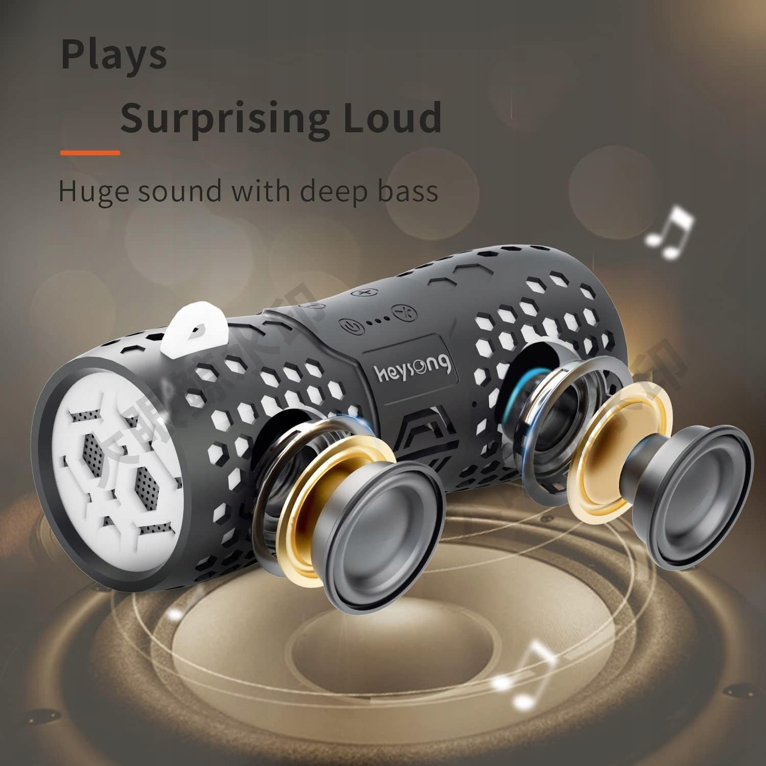 PORTABLE BLUETOOTH SPEAKER HEYSONG RGB IPX7 Model other