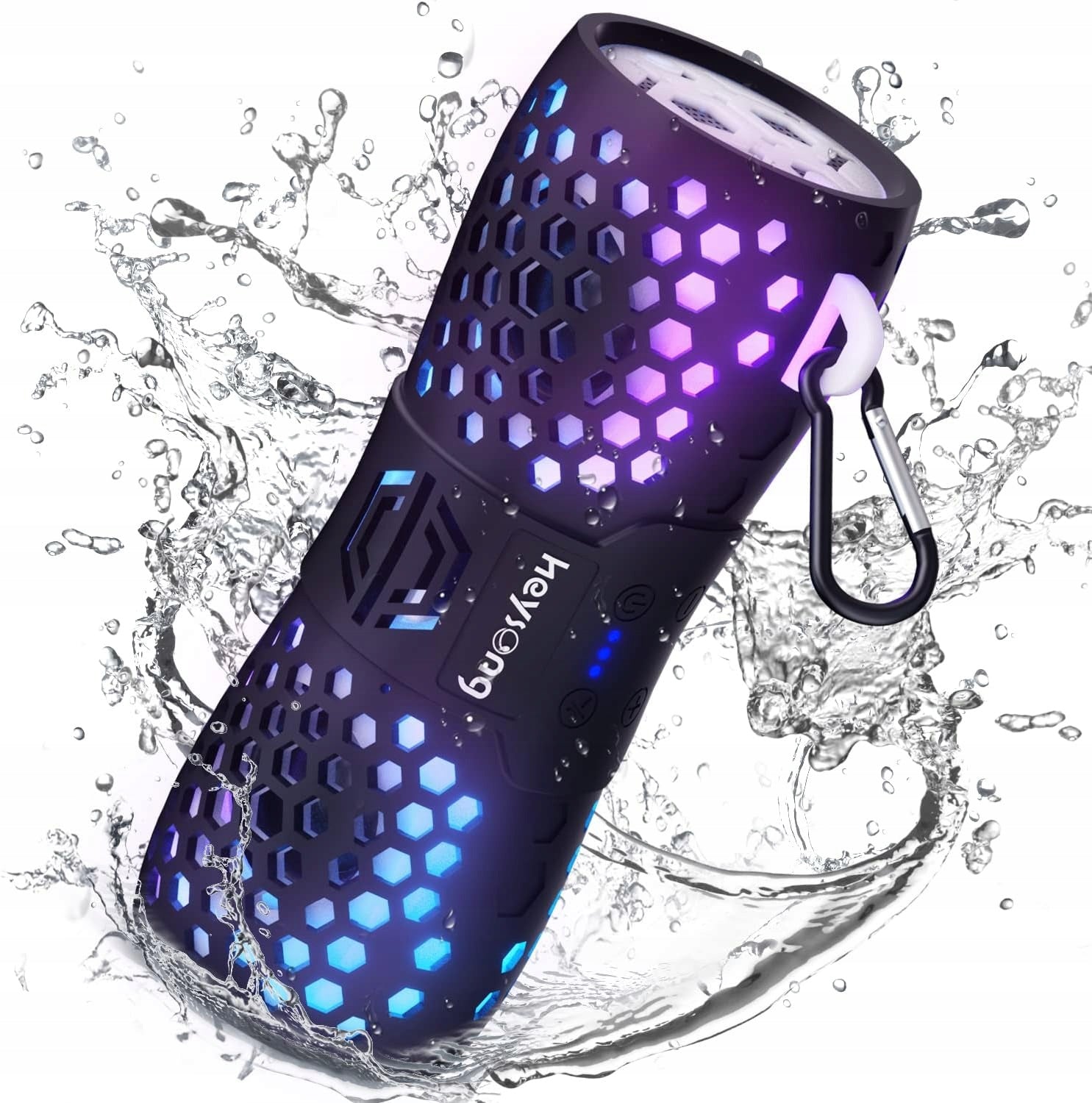 PORTABLE BLUETOOTH SPEAKER HEYSONG RGB IPX7