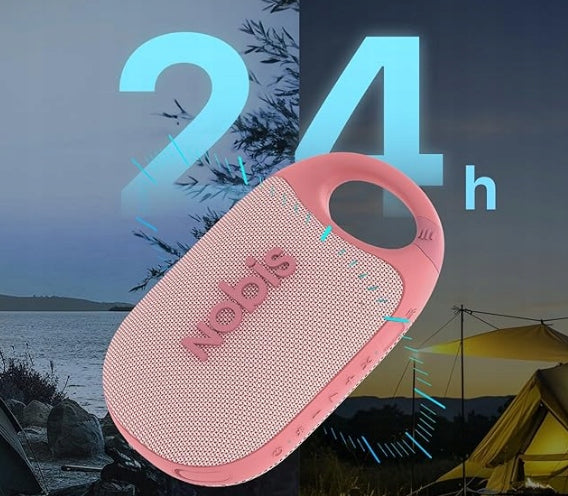 PORTABLE BLUETOOTH SPEAKER NOBIS CLIP N1 PINK 5W WATERPROOF IP68 Packaging status original