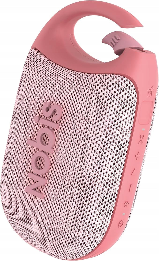 PORTABLE BLUETOOTH SPEAKER NOBIS CLIP N1 PINK 5W WATERPROOF IP68