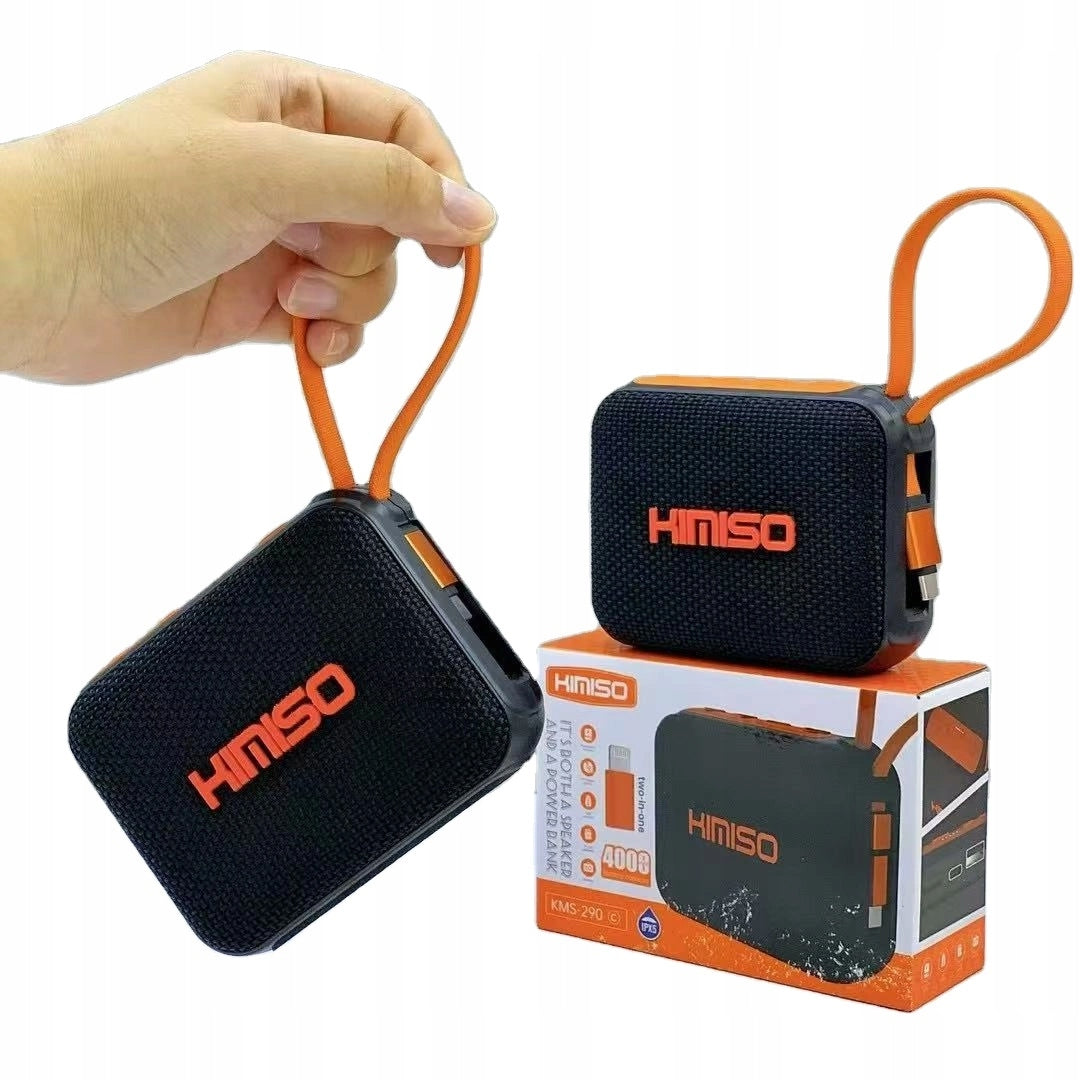 PORTABLE Bluetooth Speaker GIFT 10W powerbank 10000mAh LED