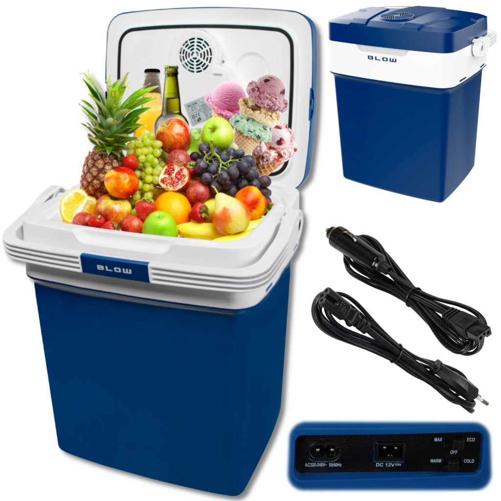 PORTABLE CAR TOURIST REFRIGERATOR WITH HEATING FUNCTION 12V 230V 44-207