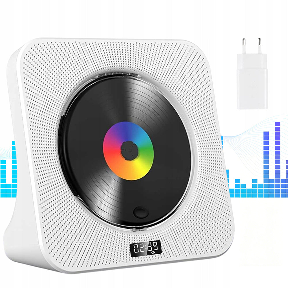 PORTABLE CD PLAYER SPEAKER PLAYBACK BLUETOOTH BOARD 5.0 WITH REMOTE CONTROL