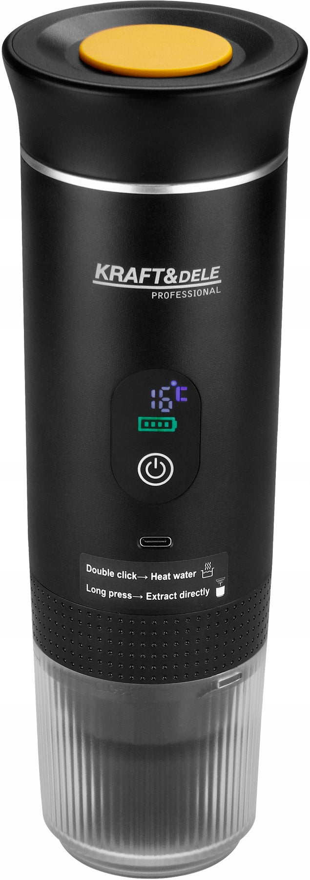 PORTABLE COFFEE MAKER 125W 3W1 20BAR 12V 5V 8400mAh KD4285
