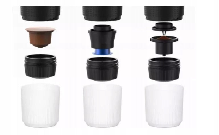 PORTABLE COFFEE MAKER, 3 IN 1 20BAR USB CAR CHARGER Manufacturer code Młynek do kawy