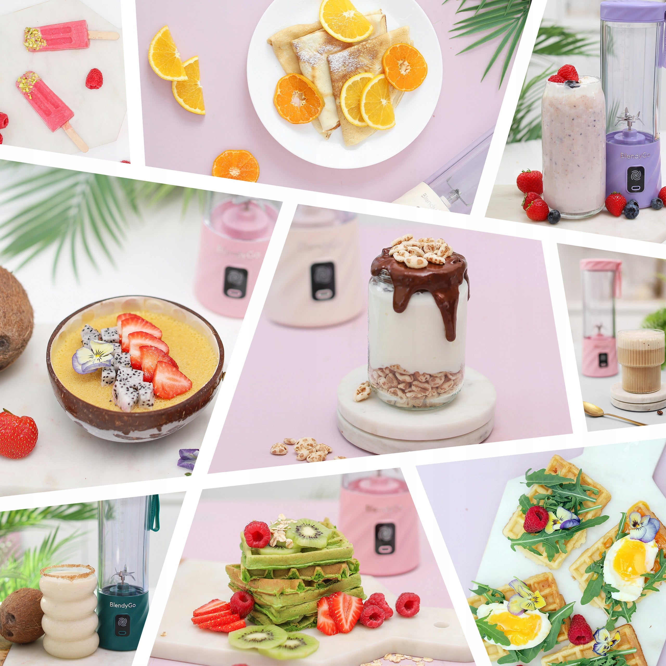 PORTABLE CUP BLENDER BlendyGo 3 WIRELESS 250W FOR SMOOTHIE Model BLENDER PRZENOŚNY DO SMOOTHIE KOKTAJLI TURYSTYCZNY