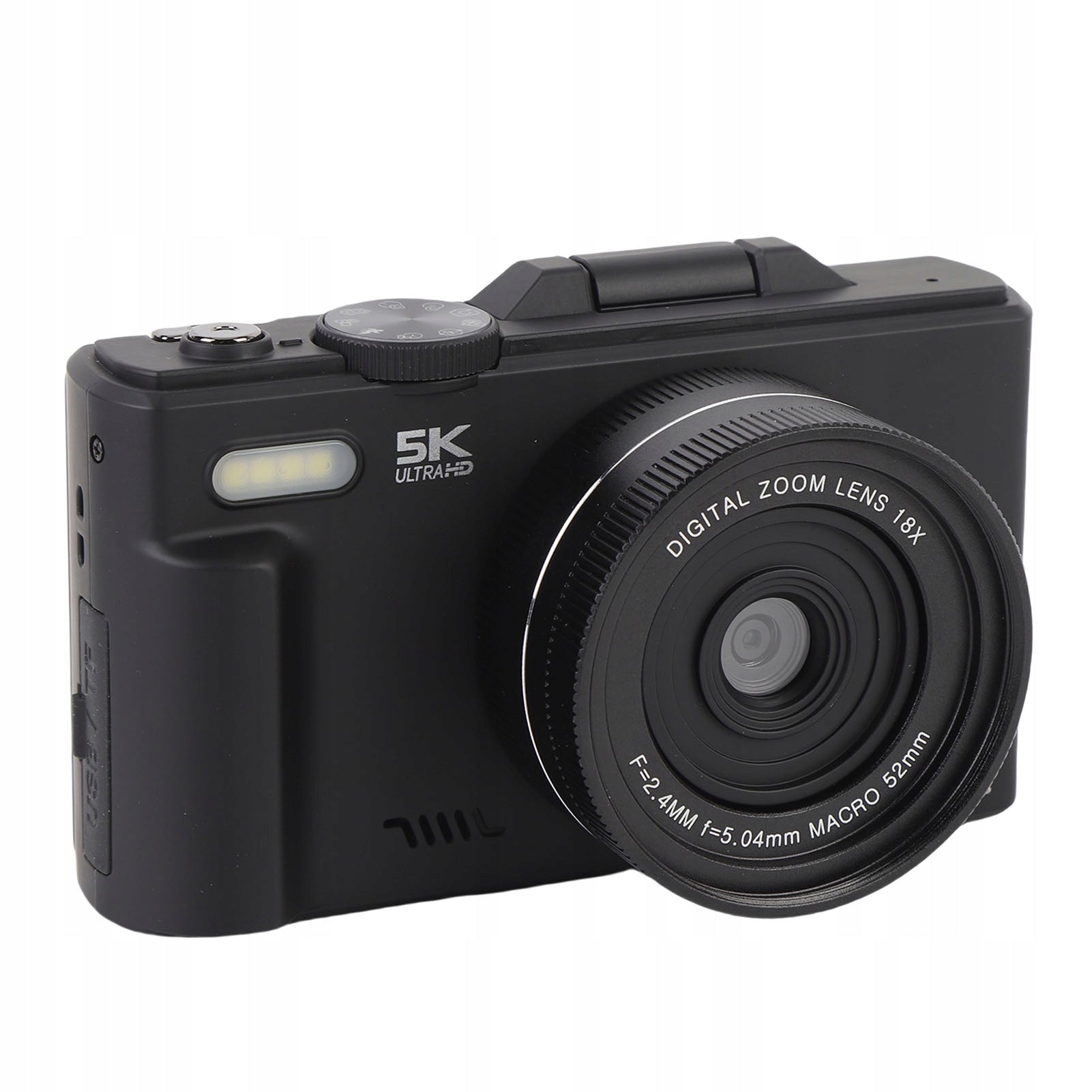 PORTABLE DIGITAL CAMERA HD 1080P 5K 75MP 18X ZOOM WITH 3 INCH SCREEN Batteries included yes