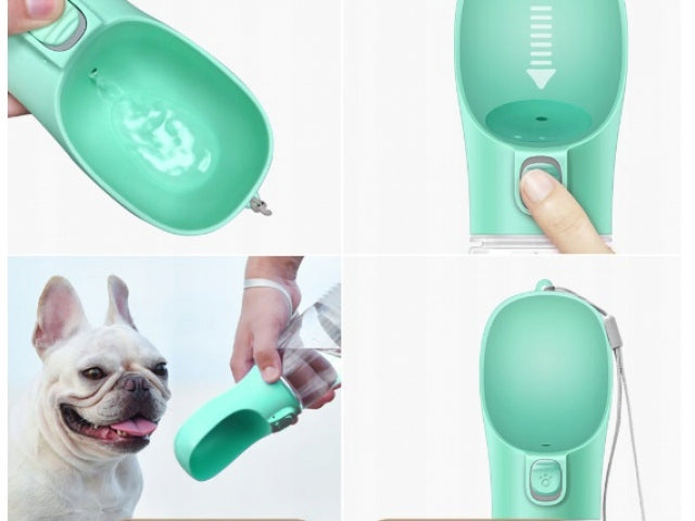 PORTABLE DOG BOTTLE 350ML WATER BOTTLE TRAVEL BOWL CAT DRINKER Device type water bottle