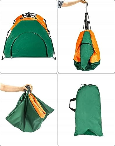 PORTABLE DOG TENT OUTDOOR DOG HOUSE FOR HOME gift included Brand no brand