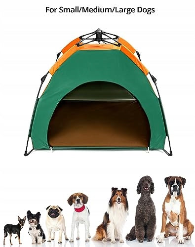 PORTABLE DOG TENT OUTDOOR DOG HOUSE FOR HOME gift included Product width 77 cm