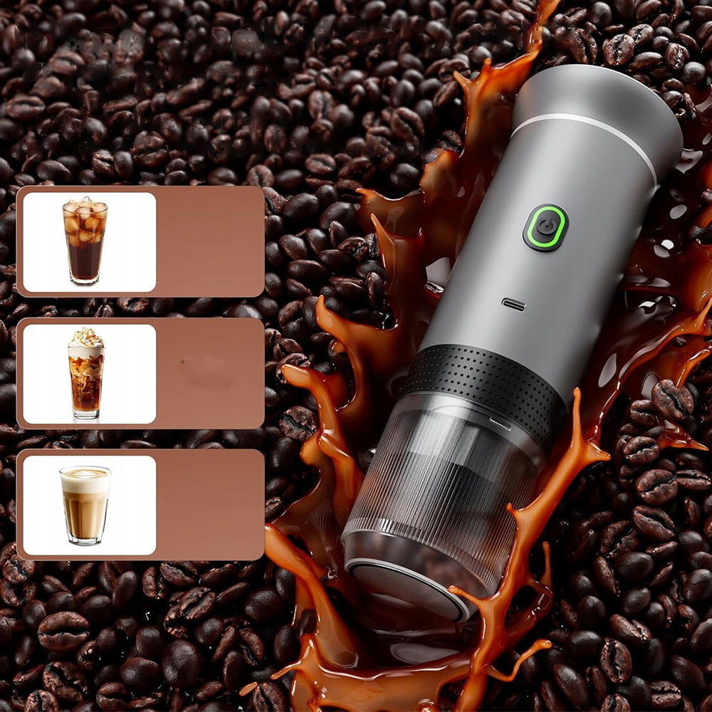 PORTABLE ESPRESSO COFFEE MACHINE 700G TRAVEL CAMPING 15 BAR 7500MAH Brand Wacaco