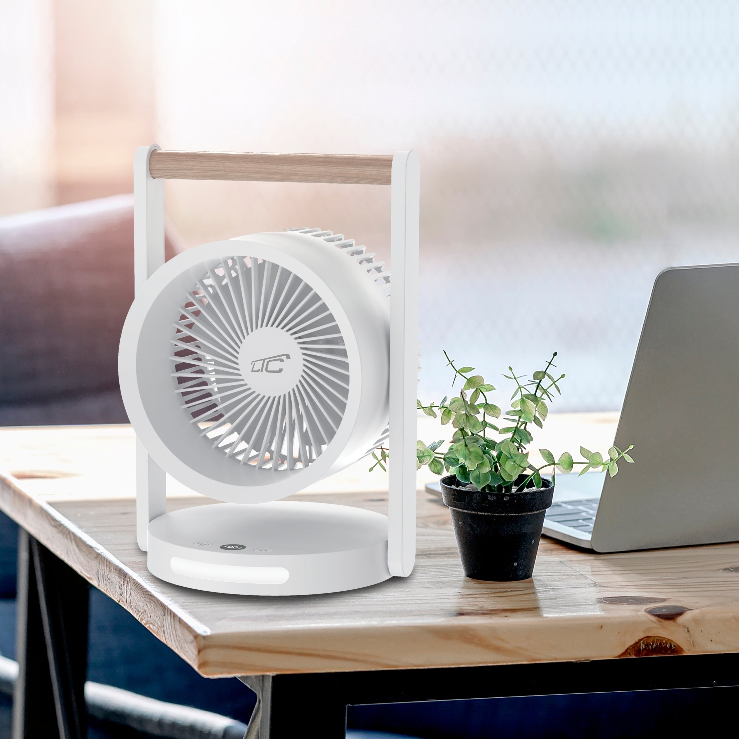 PORTABLE FAN FOR HOME GARDEN CAR SHOP CAMPER TENT CAMPING Brand LTC