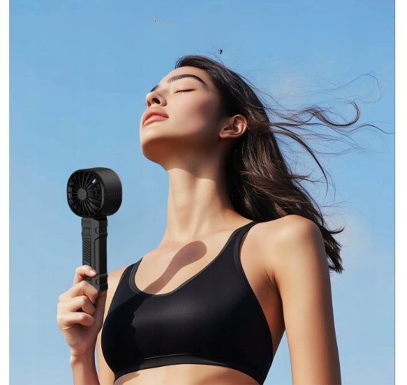 PORTABLE FAN MINI DESK FAN QUIET HANDHELD 3000mAh 3 Modes Brand no brand